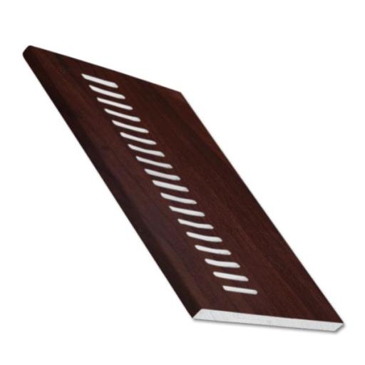 Rosewood uPVC Vented Soffit Board - 5m