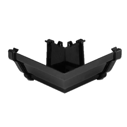 Black Ogee Gutter External 90° Angle