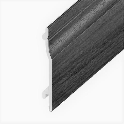 125mm Anthracite Shiplap External Cladding PVC Dark Grey