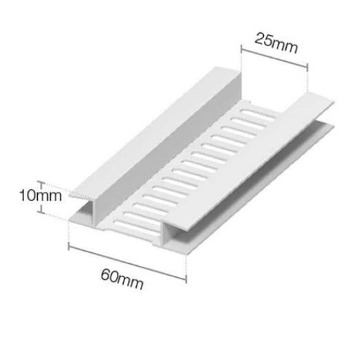 soffit vent strip dimensions