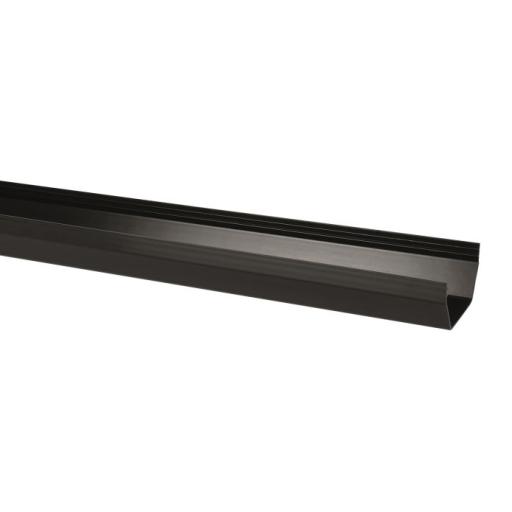 Black Square Gutter 4m Length 114mm