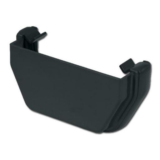 Floplast Anthracite Grey Square Gutter Stop Ends