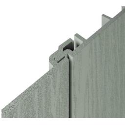 soft green vertical coastline composite cladding tongue and groove joint