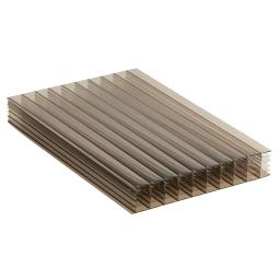 32mm bronze mutli wall polycarbonate roofing sheet