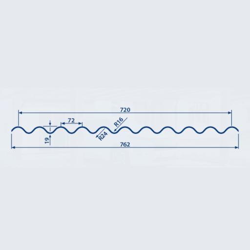 3 inch pvc corrugated roofing sheet profile dimensions