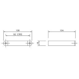 floplast square downpipe clip dimensions