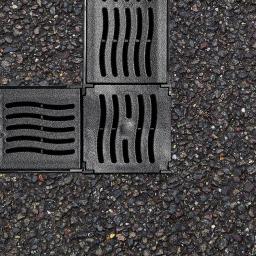 Channel Drain Corner with Plastic Grate 2 Way Fitment - D710