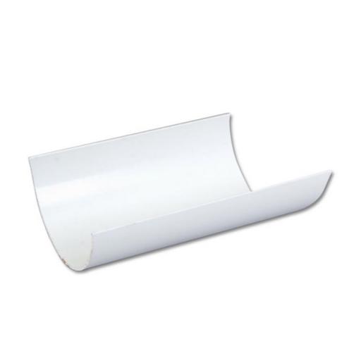 FloPlast White Half Round Gutter - 4m