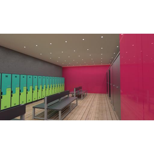 lockers fuchsia gloss sheet 