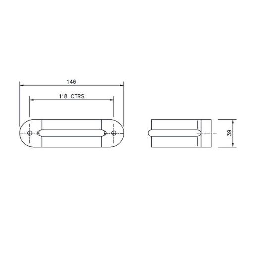 floplast cast iron round downpipe clip